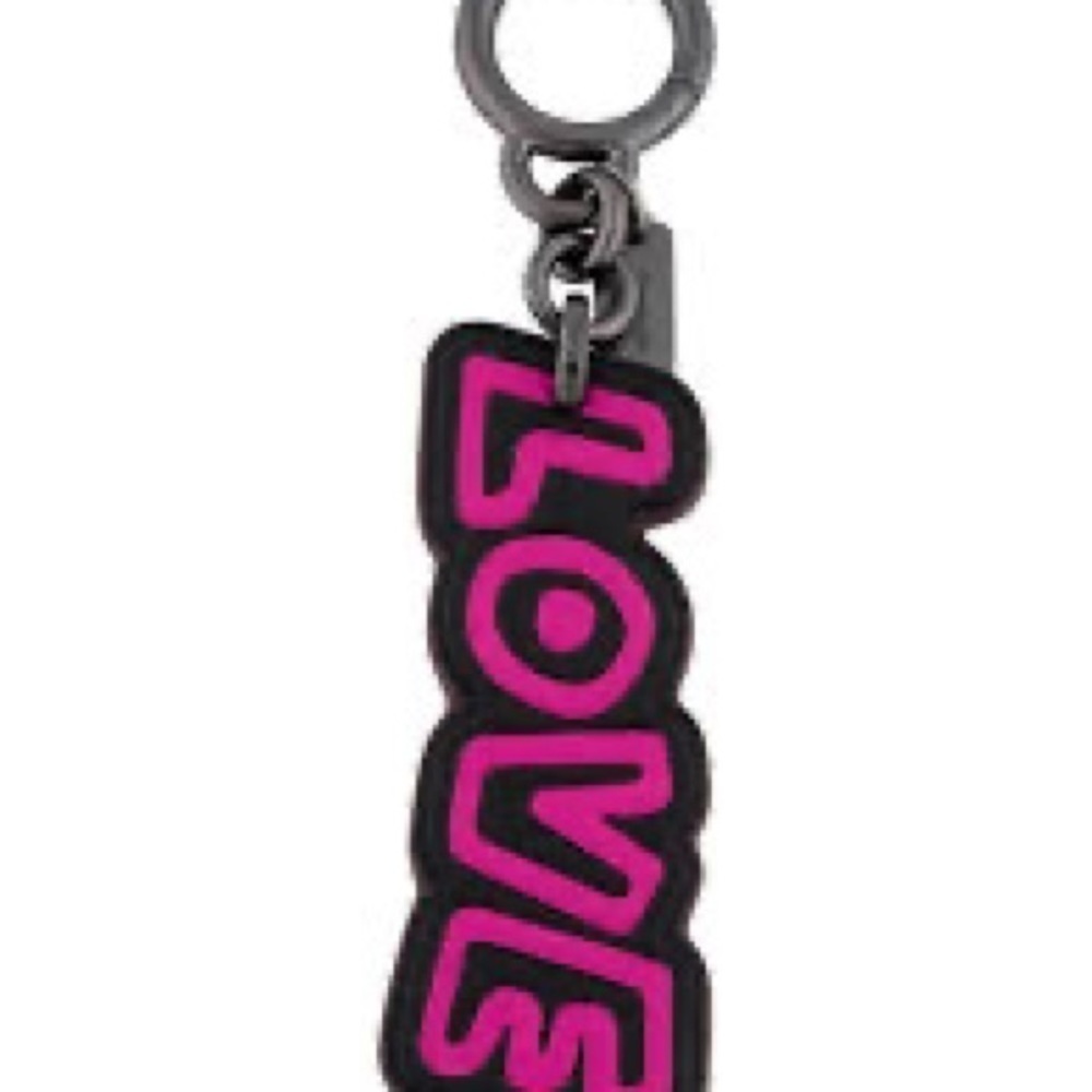 Coach Keith Haring LOVE Keychain Fob Limited Edition - Picture 4 of 8